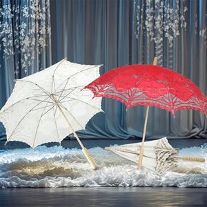 ร่มกันแดดลูกไม้สำหรับงานแต่งงานหรูหรา - Product Image 3