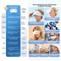 Pinrenen PR-See2 Masseur oculaire électrique chaud/froid intelligent avec airbag 8D, pression d'air, chaleur et vibration, pliable, 2000 mAh, USB Type-C