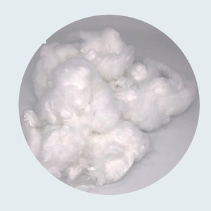100% blanco es hidrófila fibras discontinuas de tela no tejida - Product Image 3