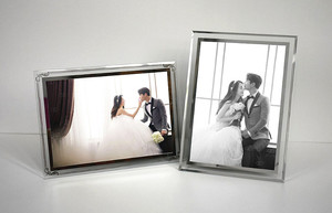 Bán Buôn Cao cấp Trang Trí Nội Thất Pha Lê 4*6 5*7 Inch Hình Ảnh Khung Món Quà Cưới Kính Khung Ảnh - Product Image 6