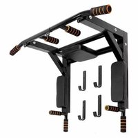 Barre de traction murale avec logo personnalisé Barre de traction multiprise pour la musculation à domicile
