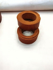 Sangle en cuir noir véritable, souple et résistante, en cuir plat, idéale pour la <span class=keywords><strong>réparation</strong></span> et le bricolage du cuir, rouleau de cuir - Product Image 5