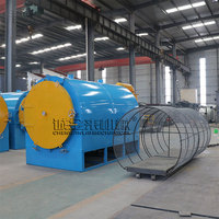 Fourneau de carbonisation horizontal pour bois, bambou, coque de palmiste, machine à briquettes de charbon de bois, 3 tonnes/jour, multi-combustibles