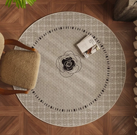 Karpet Polyester Ramah Lingkungan Modern GHT, Buatan Mesin, Bulu Pendek, Cetak Digital, Dapat Dicuci, Untuk Ruang Tamu, Sofa, Meja Kopi