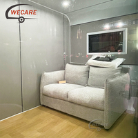 WECARE Maison mobile économique sur roues, remorque de bureau portable, cabine Apple, mini-maison sur remorque, maison capsule spatiale