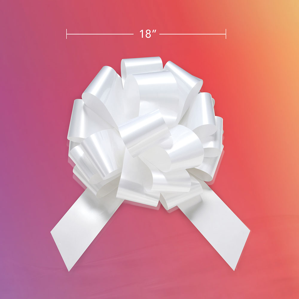 BOW-RND-WHT 18