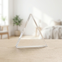 Cube triangulaire en verre cristal K9 vierge, design exclusif, écologique, gravure laser 3D personnalisée, impression UV, pour souvenir photo et décoration intérieure