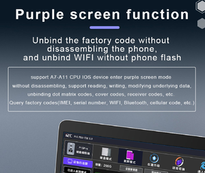 مبرمج I2C P15 Pro PCIE <span class=keywords><strong>Nand</strong></span> HDD لأجهزة iPhone من 6 إلى 15PM، يدعم BGA60/BGA70/BGA110/BGA315 لتعديل بيانات القرص الصلب، وضع الشاشة الأرجوانية، وفك ارتباط WIFI - Product Image 4