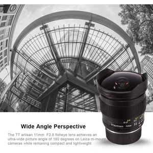 Lente Manual Gran Angular Ojo de Pez Ttartisan 11mm F2.8 de Fotograma Completo para Cámaras sin Espejo E, EF, GFX, F con Montura EF - Product Image 2