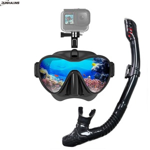 GoPro Snorkel Mask With Mount One Size Tempered Glass Diving Goggles For Underwater Photography - Product Image 5