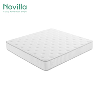 Matelas à ressorts ensachés double hybride - Ferme et moderne, 25 cm d'épaisseur avec garantie de 10 ans - Meilleure vente
