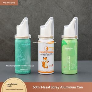 60ml Nasenspray-Aerosol Aluminiumdose Leere Flasche für Salzwasser-Nasenreinigung Ningbo Universal Packaging - Product Image 2