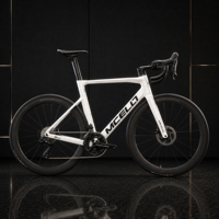 Vollcarbon-Rennrad 12-Gang Elektronische Schaltung Scheibenbremse Rennfahrrad 7,2kg Carbon-Laufradsatz Aero-Rennrad