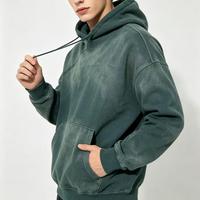 Ensemble de sweats à capuche vintage déchirés style streetwear hiver pour hommes, poids lourd, unisexe, promotionnel