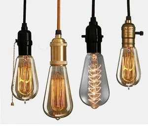 China supplier ST58 retro / vintage decoration light bulb ST58 40w/60w e27 edison light bulb