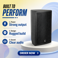 Altavoz de Conferencia de Alta Fidelidad de 8 Pulgadas, Sistema de Audio Completo, Altavoz de Rango Completo de 100W, Sonido Envolvente, Ecológico