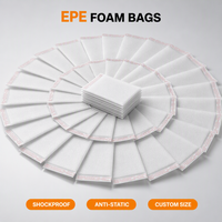 Sac en coton perlé antistatique, pochette en mousse EPE, sac de protection en mousse pour écran LCD, tablette, emballage en mousse