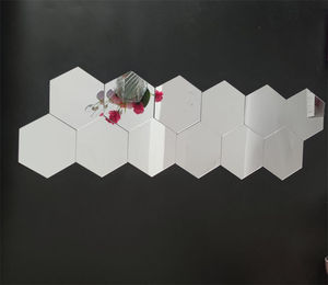 Hot-selling TOPTREND DIY Hexagonal <b>Acrylic</b> Wall <b>Mirror</b> Cutting Service Three-dimensional Decorative Lens Multicolor Customizable - Product Image 5