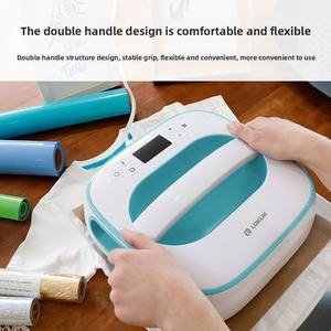 10-Zoll Heißpressmaschine mit Bildschirm, schneller gleichmäßiger Erwärmung, Sublimations-Temperatur-Countdown-Funktion für Bekleidungsetiketten - Product Image 3