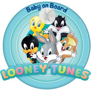 Cartello per bambini con ventosa e disegni WB Looney Tunes - Product Image 1