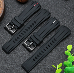 Haute quantité caoutchouc WATCHT2N720 T2N721 TW2T76300 bracelet de <span class=keywords><strong>sport</strong></span> en Silicone étanche noir 24*16mm bracelet de montre pour <span class=keywords><strong>Timex</strong></span> - Product Image 3