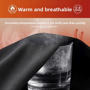 Set di biancheria intima termica da uomo mutandine lunghe foderate in pile per uomo camicie termiche e pantaloni a Base di termiche per il freddo - Product Image 6