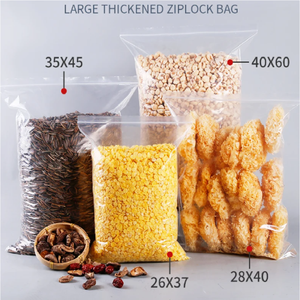 Bolsa con cremallera esmerilada negra con cierre de cremallera PET Embalaje al por mayor de fábrica OEM para bolsas de té y utensilios para comer Uso en la tienda de alta calidad - Product Image 2