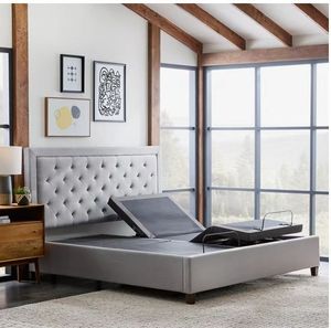 Muebles para el hogar Ergonómico Twin XL Zero Clearance Estructura de cama ajustable eléctrica con colchón - Product Image 3