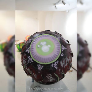 Scultura Occhio Gigante di Design in Resina Stampata in 3D, Modello di Occhi Maligni in Fibra di Vetro, Statua Artistica per Allestimento Visivo e Scenografia - Product Image 5