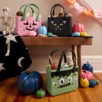 Sac de plage en EVA rétro imprimé avec logo personnalisé, Jack O Lantern d'Halloween, imperméable, grande capacité, sac de piscine