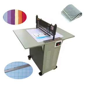 Factory Price Heavy Duty Fabric Sample Cutting Machine Electric Textile Swatch Cutter Equipment - Product Image 1