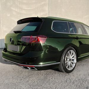 Volkswagen Rear Spoiler Piano Black Carbon Fiber Texture ABS Trunk Wing For Passat B8 Avant R-Line - Product Image 2