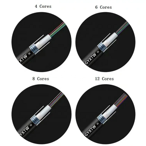 Đường kính 6mm 4 6 8 12 lõi bọc thép ống trung tâm GYXTW cáp quang TRỐNG 4 ~ 12 Viễn thông bằng gỗ ngoài trời chế độ đơn - Product Image 5