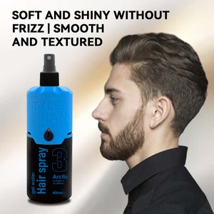 Private Label 400ml Men Hair Styling <b>Spray</b> Gel Water Strong Hold Long Lasting Fragrance No Flakes No Stiffness Styling Mist - Product Image 4