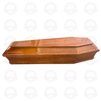 Ataúd de Madera Maciza Europea de Fábrica, Certificado FSC, Personalizable, para Uso Funerario