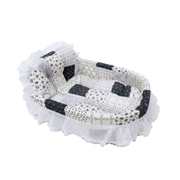 Lit pour animaux de compagnie quatre saisons pour chats, style princesse, nid douillet pour chatons, canapé-coussin pour petits chiens et chats