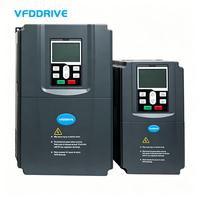 Variateur de fréquence VFD 0,75 kW 1,5 kW 2,2 kW triphasé 380 V à contrôle vectoriel pour moteur AC et compresseur