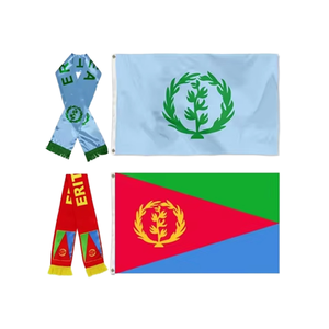 Chất lượng cao trực tuyến thiết kế 15*160cm hai mặt mô hình tùy chỉnh eritrean cờ và khăn - Product Image 2