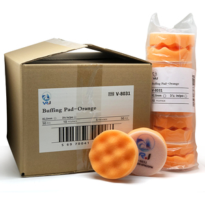 Weierjie <span class=keywords><strong>3</strong></span> <span class=keywords><strong>Inch</strong></span> Đánh Bóng Miếng Bọt Biển Đĩa Orange Sóng Đàn Piano Xe Vẻ Đẹp Waxing Bánh Xe Đánh Bóng Miếng Đệm Thay Thế Để 3m02648 - Product Image 4