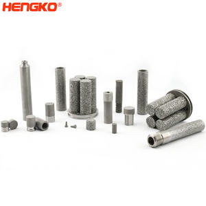 HENGKO 1 Micron 10 Inch Filter 316L RVS Gesinterd Poreus Metaalfilter Gesinterd Inox Filter - Product Image 4