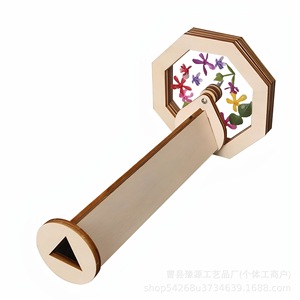 DIY <b>Magic</b> Kaleidoscope <b>Kit</b> Wooden Craft Material For Kids 3-6 Years Outdoor Toy Educational Gift Custom Made - Product Image 5