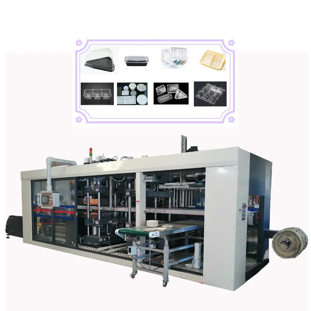 चीन सुपरमार्केट पालतू मांस पैकेजिंग क्लैमशेल ट्रे थर्मोफॉर्मिंग मशीन