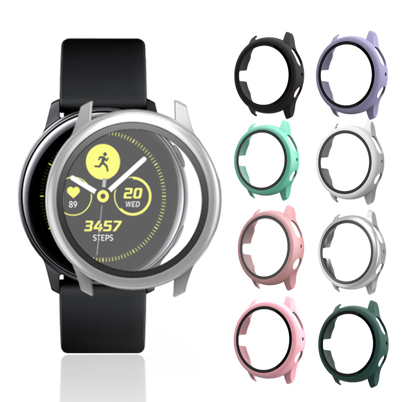 2 в 1, защитное закаленное стекло для Samsung watch active 2, 40 мм, 44 мм