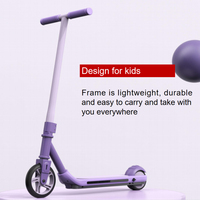 Nuevo Scooter Eléctrico Mejorado de Alta Velocidad con Batería de Litio de Aluminio para Niños, Ruedas de PU de 5.5 Pulgadas, Patinete Eléctrico