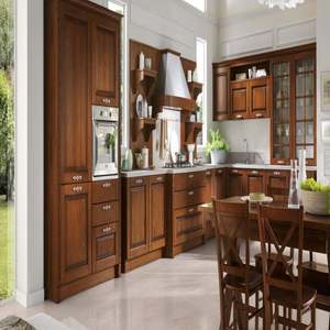 Gabinetes de Cocina de Madera Maciza de Lujo con Diseño Moderno Estilo Americano Shaker con Protección UV para Venta al por Mayor - Product Image 5