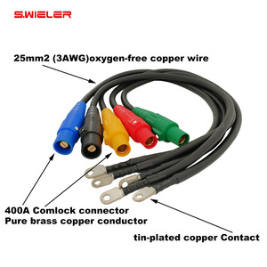 Gauge 4/0 AWG American Power Distributor Cam-Lock Extension Cord 400a Jacket Copper Wire Camlock Generator Mainline Power Cable - Product Image 4