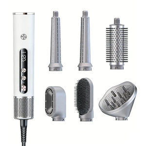 Multi-styler 6 en 1, sèche-<span class=keywords><strong>cheveux</strong></span> et styler rotatif à air froid, <span class=keywords><strong>brosse</strong></span> chauffante en céramique pour volume et ondulations, pour <span class=keywords><strong>cheveux</strong></span> <span class=keywords><strong>courts</strong></span> - Product Image 2