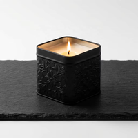 Boîte en fer blanc personnalisée à faible MOQ, impression sur mesure, vente directe usine, emballage OEM ODM pour bougies, cosmétiques et cadeaux