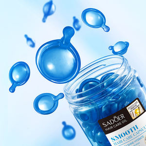 SADOER Capsules de sérum capillaire à l'<span class=keywords><strong>huile</strong></span> <span class=keywords><strong>d</strong></span>'argan et <span class=keywords><strong>d</strong></span>'<span class=keywords><strong>olive</strong></span>, marque privée, soin nourrissant et réparateur pour cheveux secs et abîmés, sans rinçage - Product Image 6