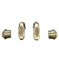 D027 Accesorios para Ataúdes de Hierro Estilo Americano y Europeo, Asa con Acabado Pulido, Personalizable